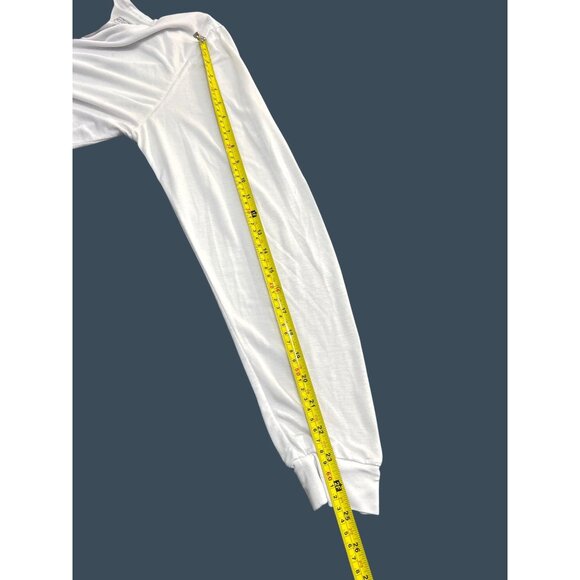 32 Degrees White Long Sleeve Mens T-Shirt Size L - Picture 6 of 6